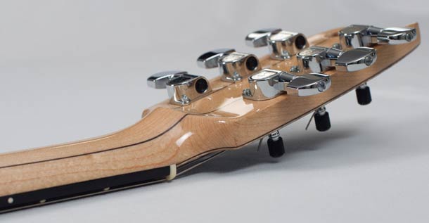 Stonelake Guitars, Water Series Guitar Headstock back