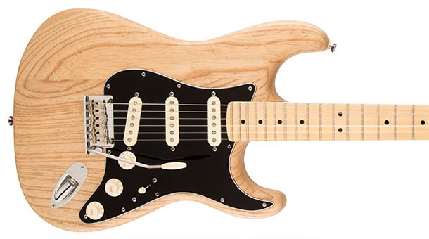 American Standard Stratocaster in oiled ash finish - feature